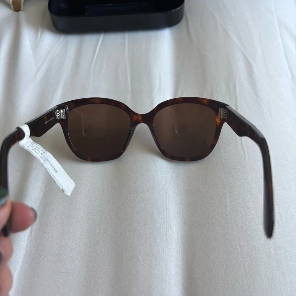 NWT Celine triomphe logo sunglasses brown havana - Picture 13 of 16